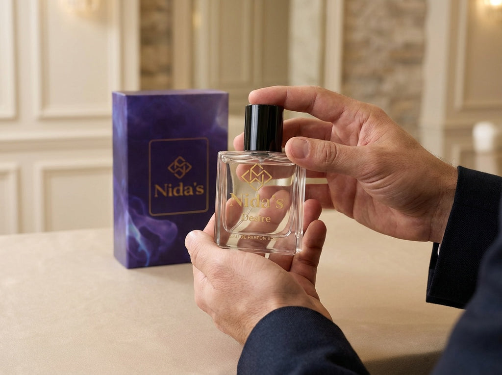 Nidas Desire Eau de Parfum for men suitable for evening and formal wear